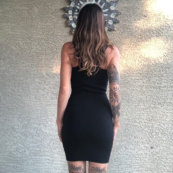 Seek The Label Black Cocktail Dress Size-M - Picture 4 of 5